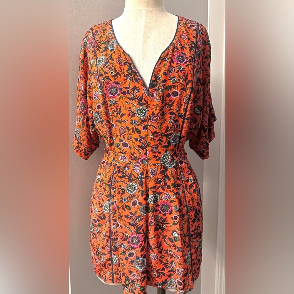 EUC Maeve Anthropologie Silk Top